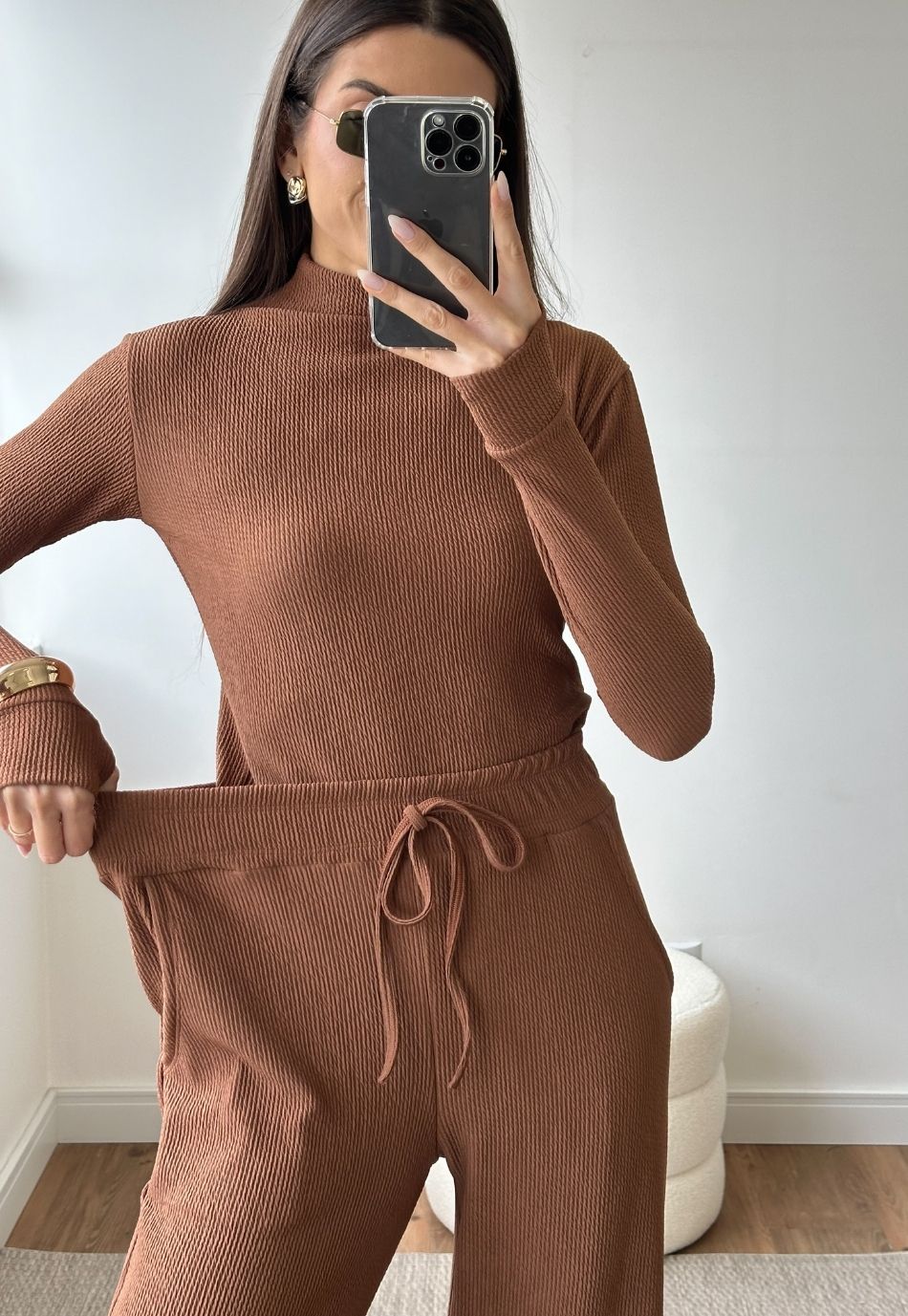 CONJUNTO ANARRUGA COMFY INVERNO MARROM