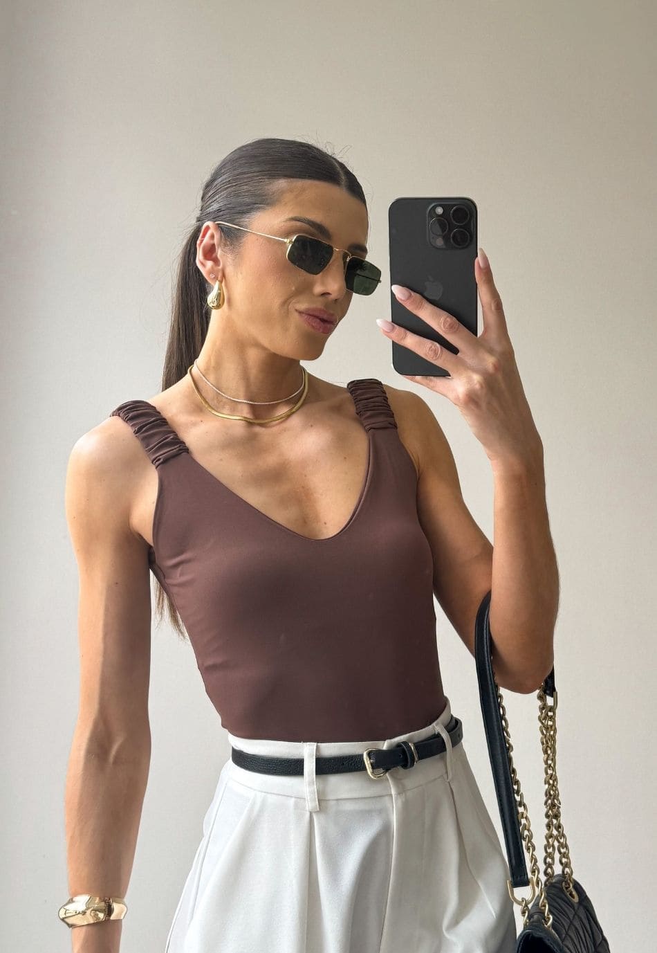 BODY POLIAMIDA FRANZIDO - COMBO 2 PEÇAS